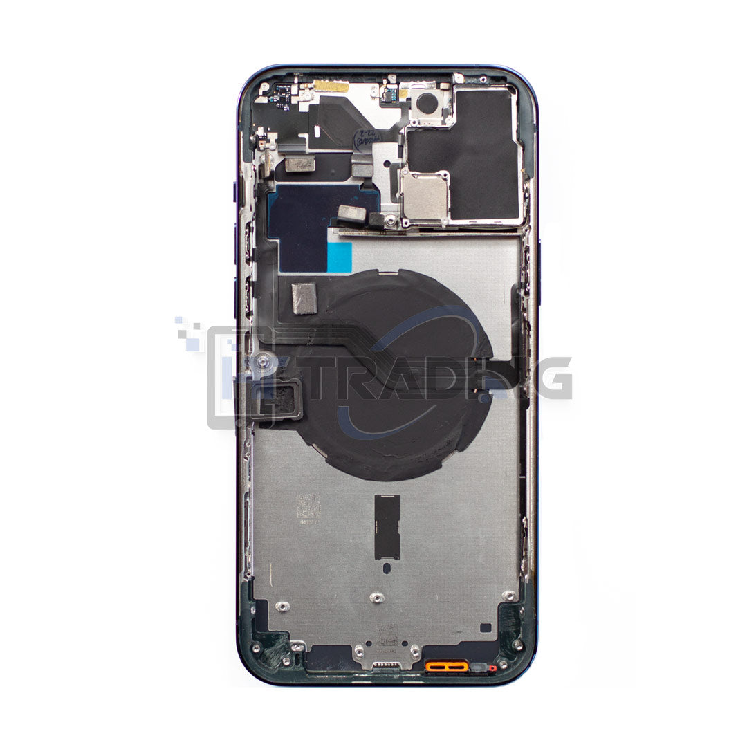 iPhone 12 Pro Max Akkudeckel Gehäuse mit Kleinteilen Pazifikblau