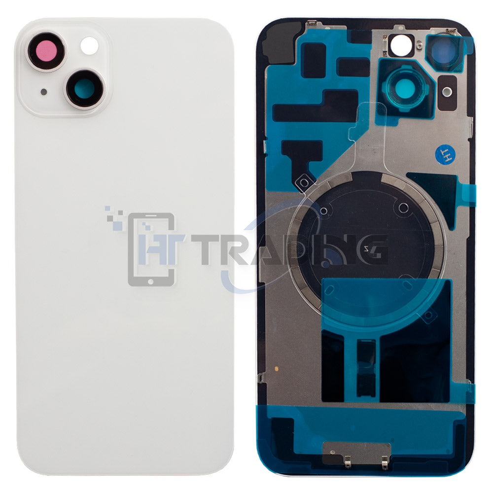 iPhone 14 Plus Akkudeckel Polarstern (Weiß)