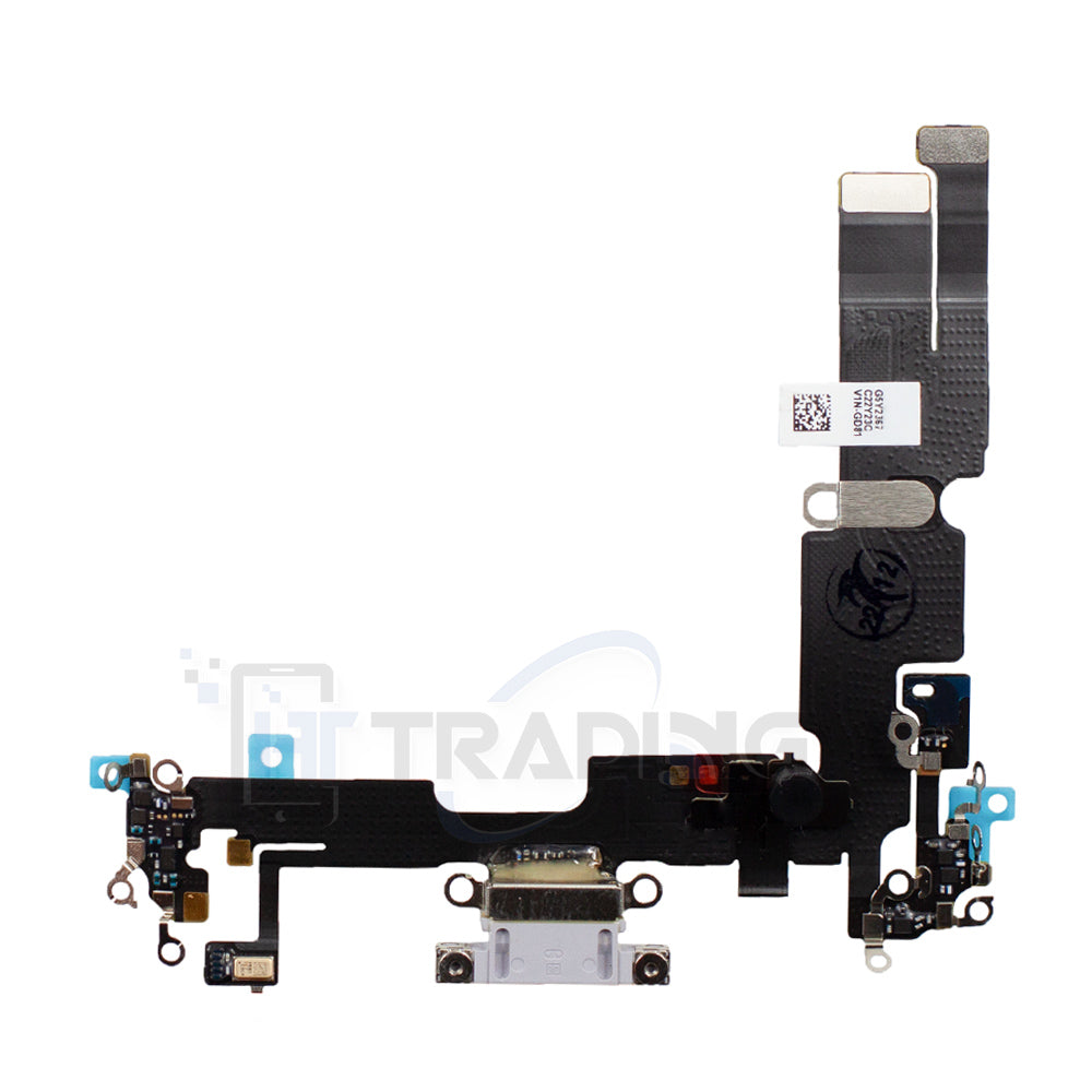 Ladebuchse Charging Port Flex Cable für iPhone 14 Plus Purple, Pulled