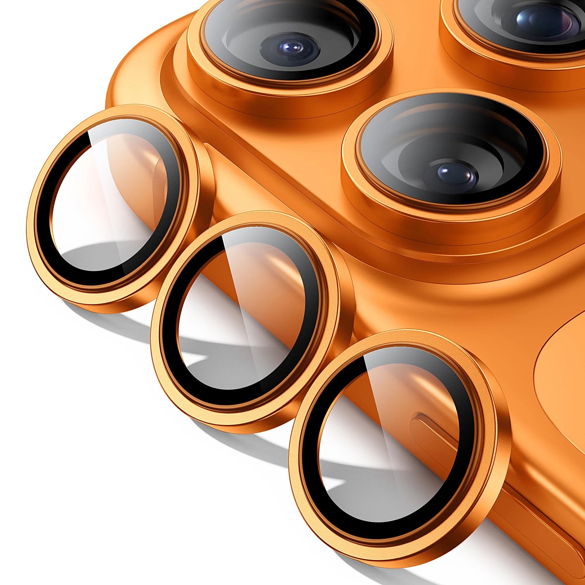 9H Kameraschutz für iPhone 17 Pro / 17 Pro Max – Military-Grade Linsenschutz, Einzelring-Design, HD-Klar