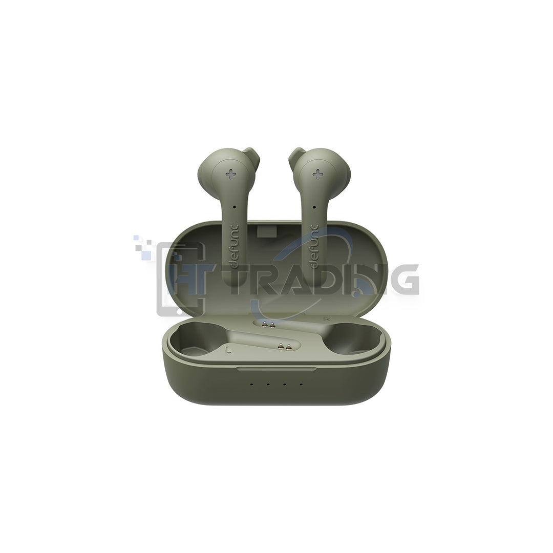 Defunc True Basic TWS In-Ear Kopfhörer – Bluetooth 5.2 – Grün (Green) – True Wireless