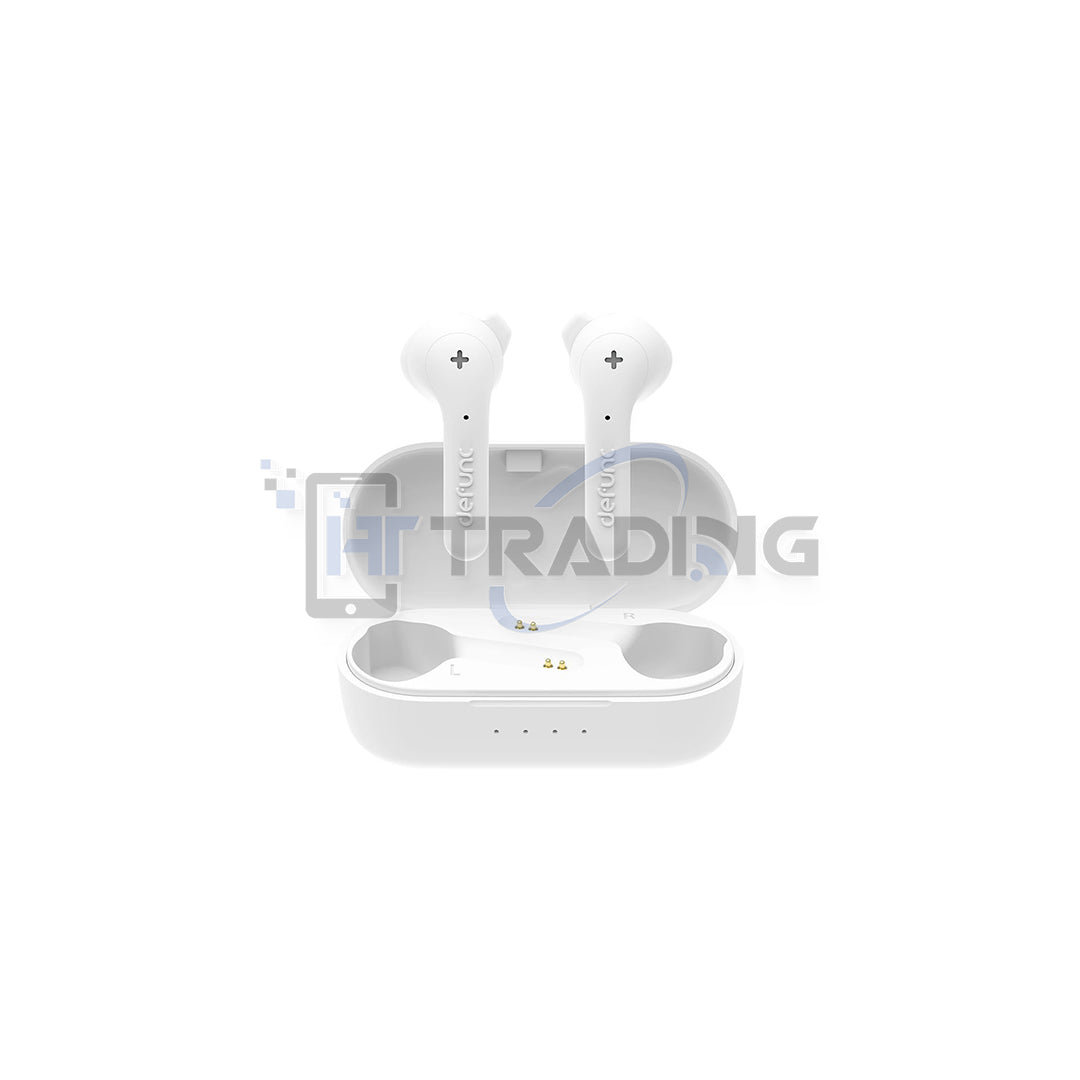 Defunc True Basic TWS In-Ear Kopfhörer – Bluetooth 5.2 – Weiß (White) – True Wireless