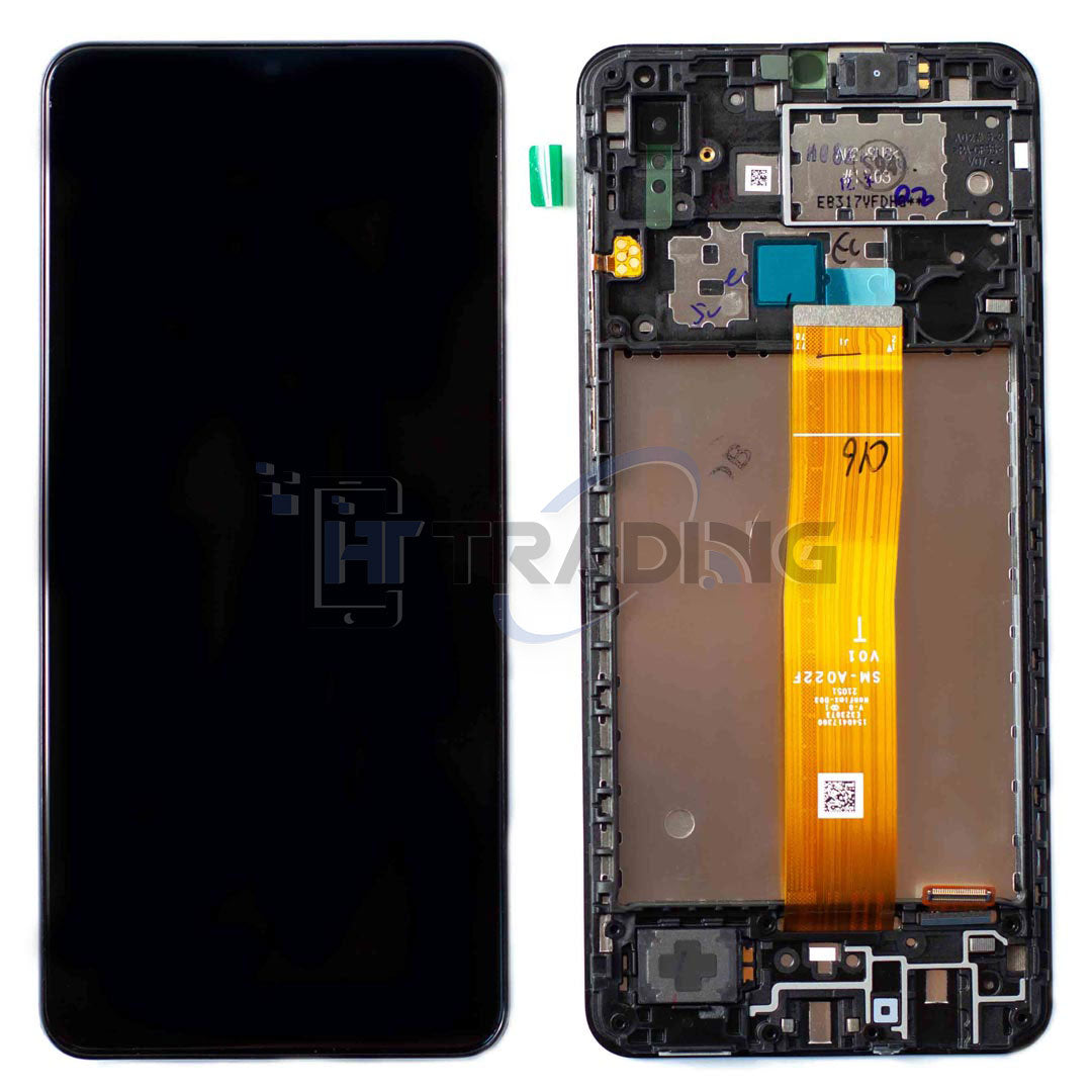 Samsung Galaxy A02 (SM-A022F) Display Einheit (Original Service Pack), Schwarz