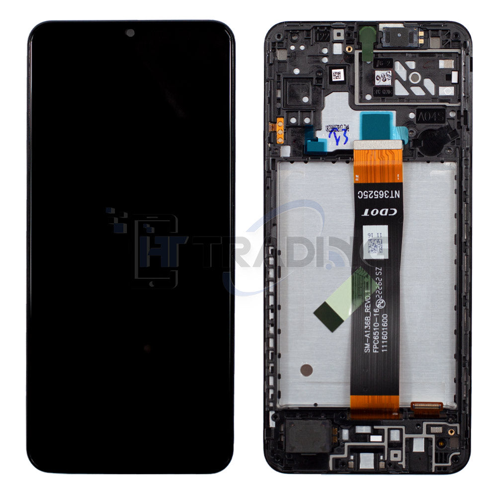Samsung A047F A04s Display Schwarz, Service Pack
