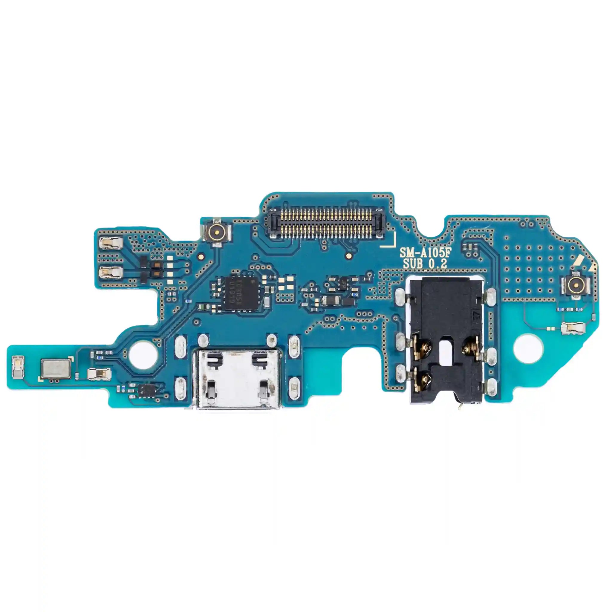 Samsung Galaxy A10 SM-A105F Ladebuchse Platine Charging Port Mikrofon Ersatzteil