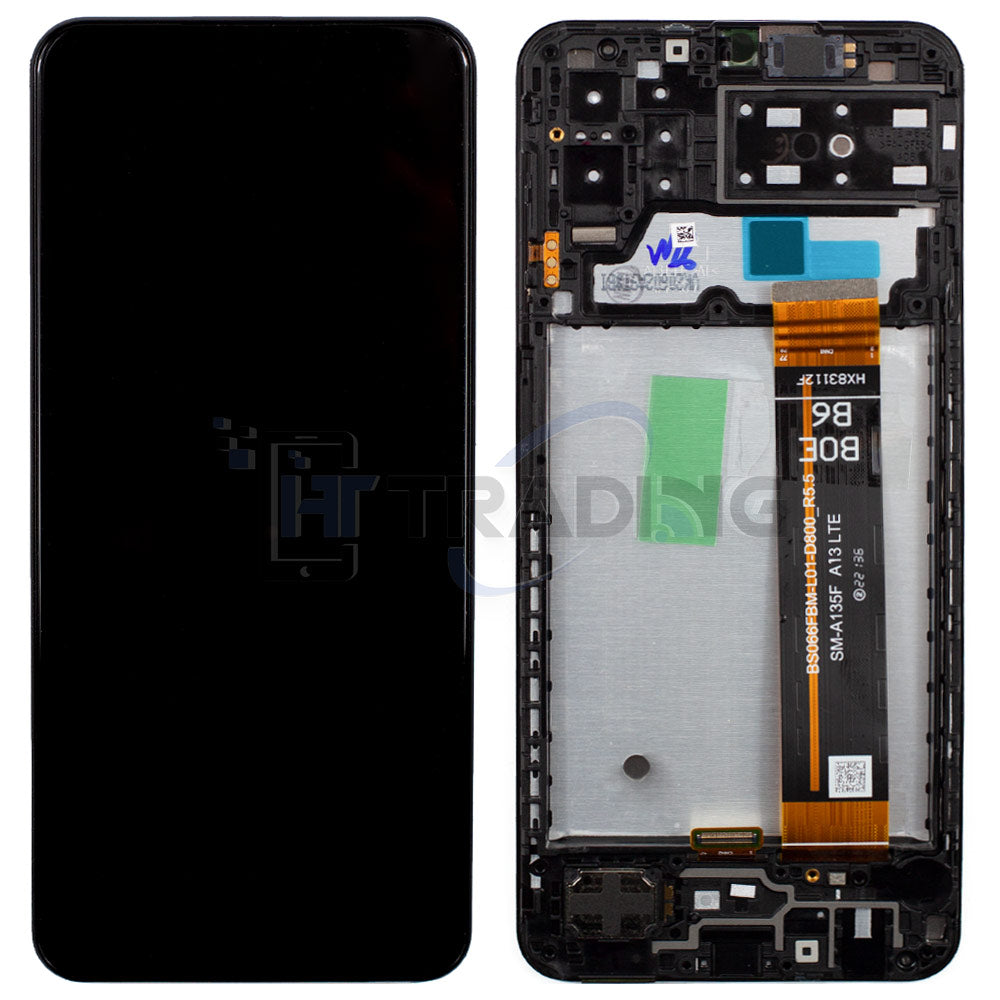 Samsung M13 M135F Schwarz Display, Service Pack