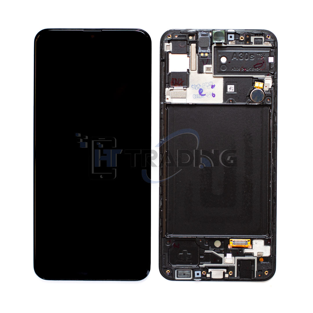 Samsung A30s SM-A307F Display Schwarz, Service Pack