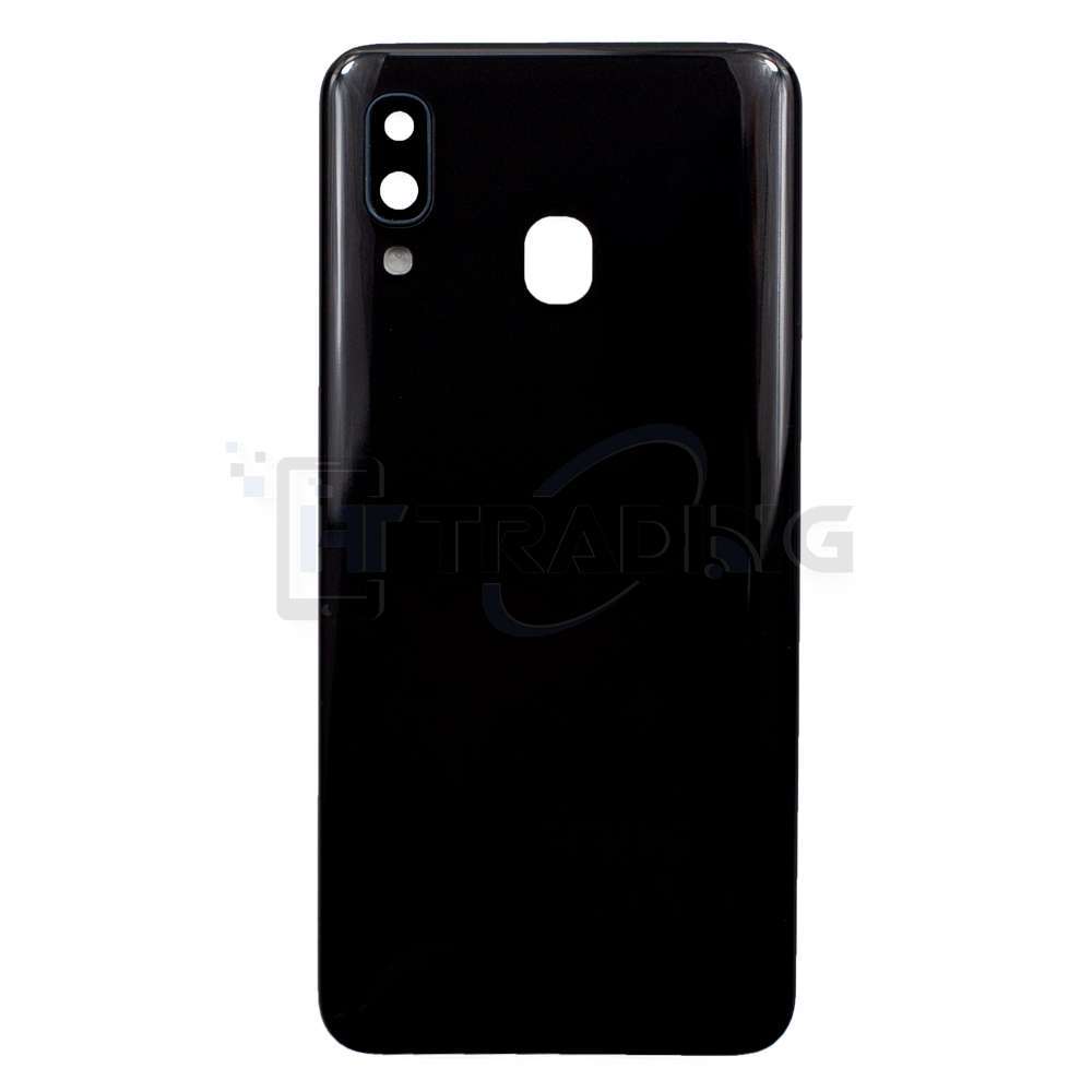 Akkudeckel Für Samsung Galaxy A40 A405F black mit Kameralinse