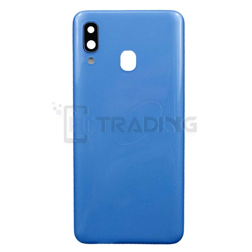 Akkudeckel Für Samsung Galaxy A40 A405F blue mit Kameralinse