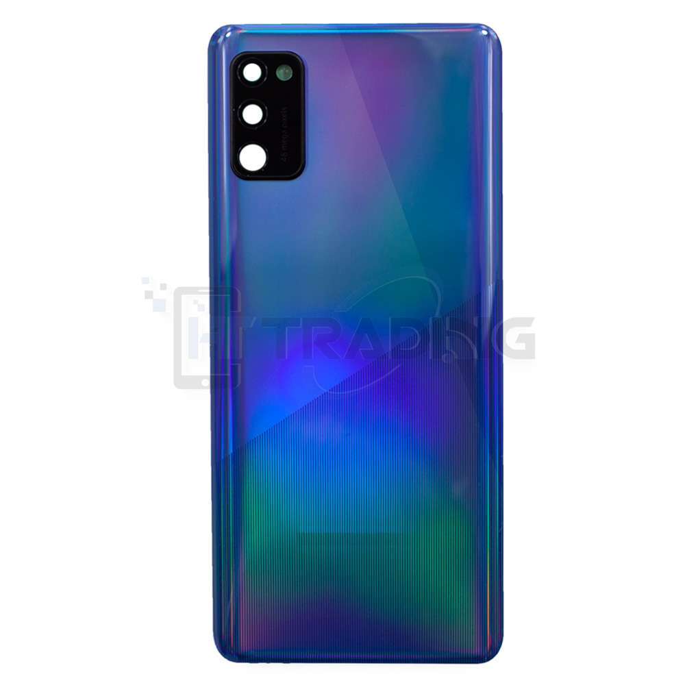 Akkudeckel Für Samsung Galaxy A41 A415F prism crush blue mit Kameralinse