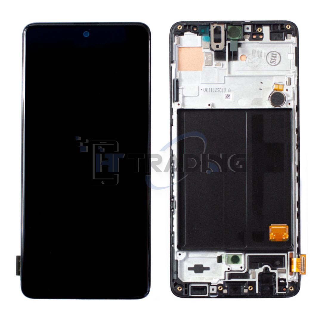 Samsung A51 SM-A515F Display Schwarz, Service Pack