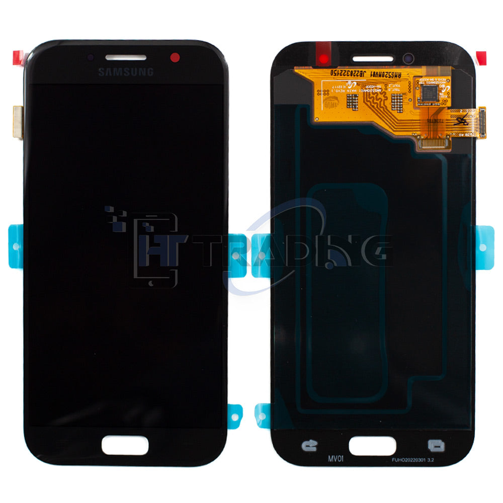 Samsung A520 SM-A520F (A5 2017) Display Schwarz, Service Pack