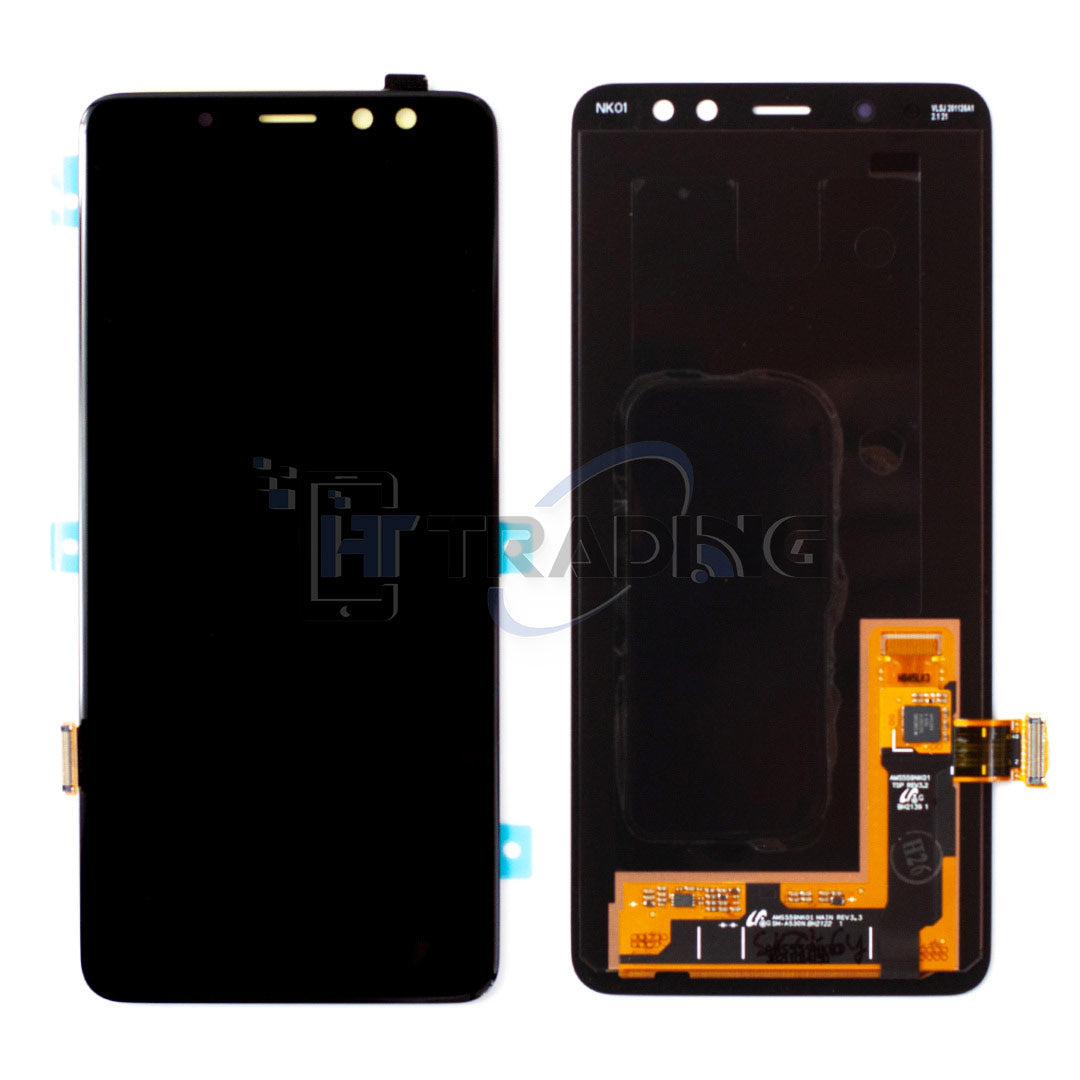 Samsung SM-A530F A8 2018 Display Schwarz, Service Pack