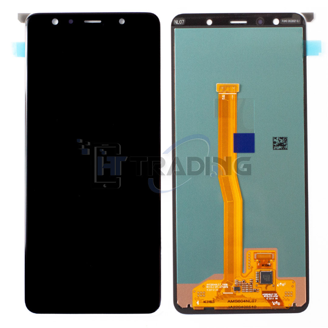 Samsung SM-A750F A7 2018 Display Schwarz, Service Pack