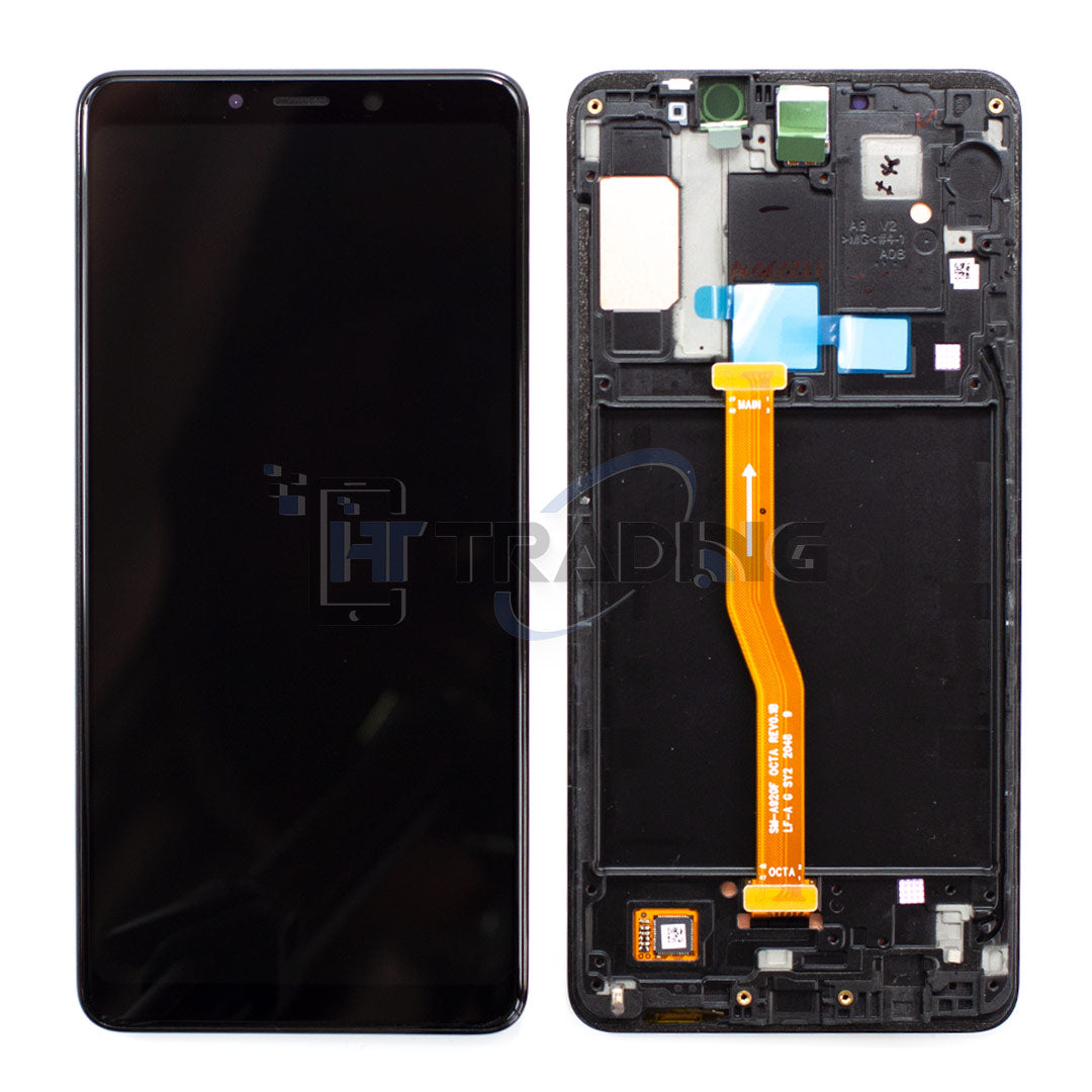 Samsung A920F A9 2018 Display Schwarz, Service Pack