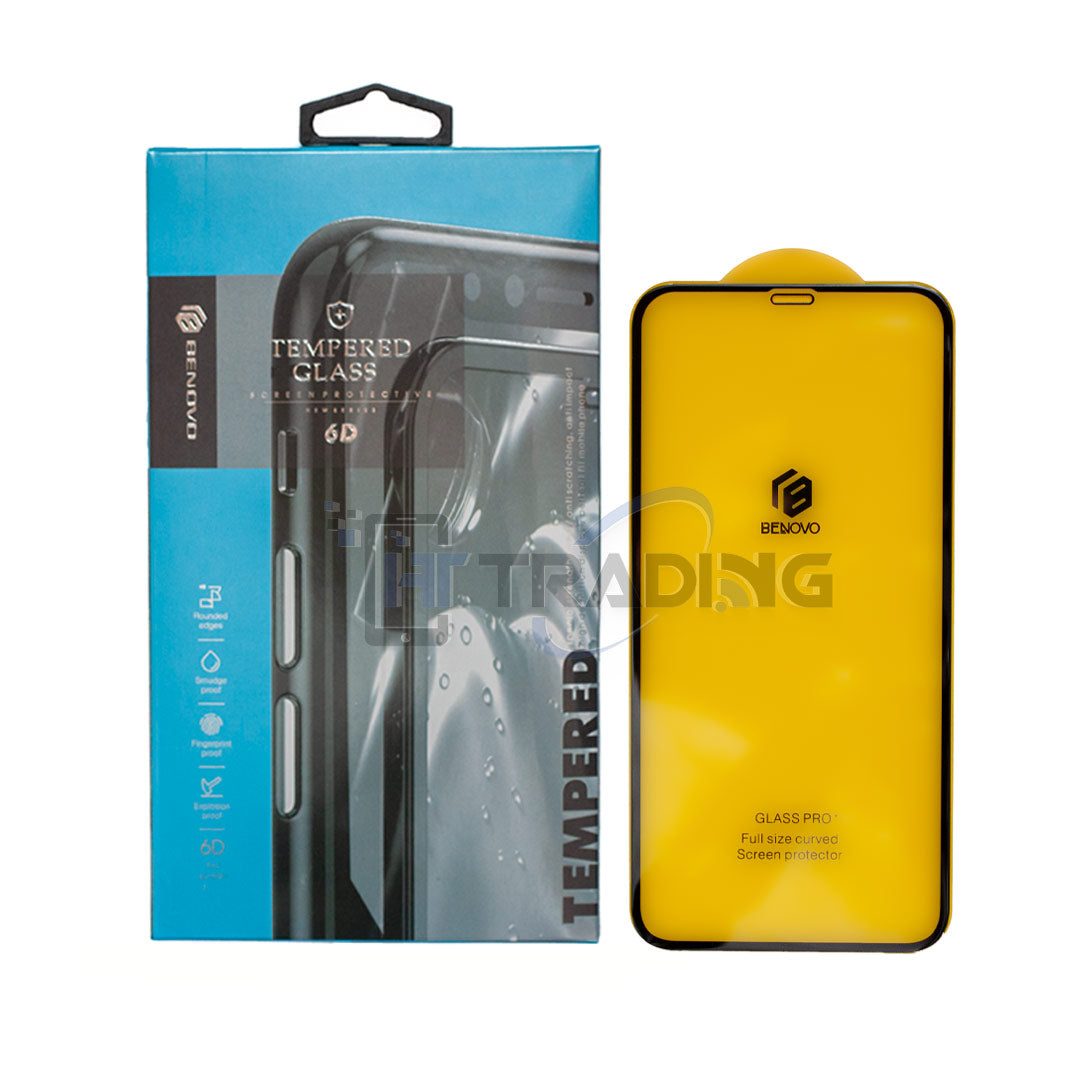 Benovo Premium Schutzglas 6D für iPhone 7 / 8 / SE 2020 / SE 2022 Weiß