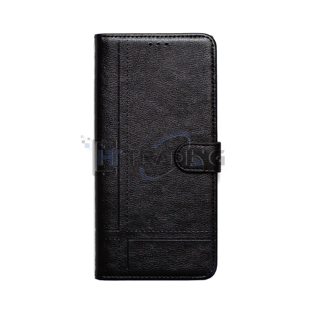 Samsung Galaxy S22 Ultra (SM-S908B) ELVI Flip Tasche / Schutzhülle Schwarz