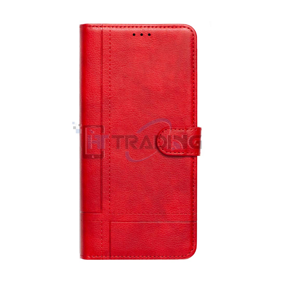 Samsung Galaxy S22 Ultra (SM-S908B) ELVI Flip Tasche / Schutzhülle Rot