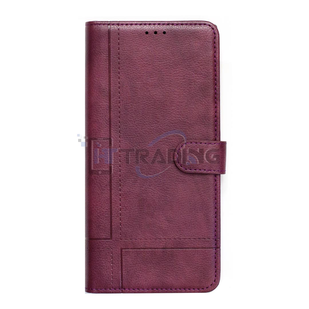 Samsung Galaxy S22 Ultra (SM-S908B) ELVI Flip Tasche / Schutzhülle Violett