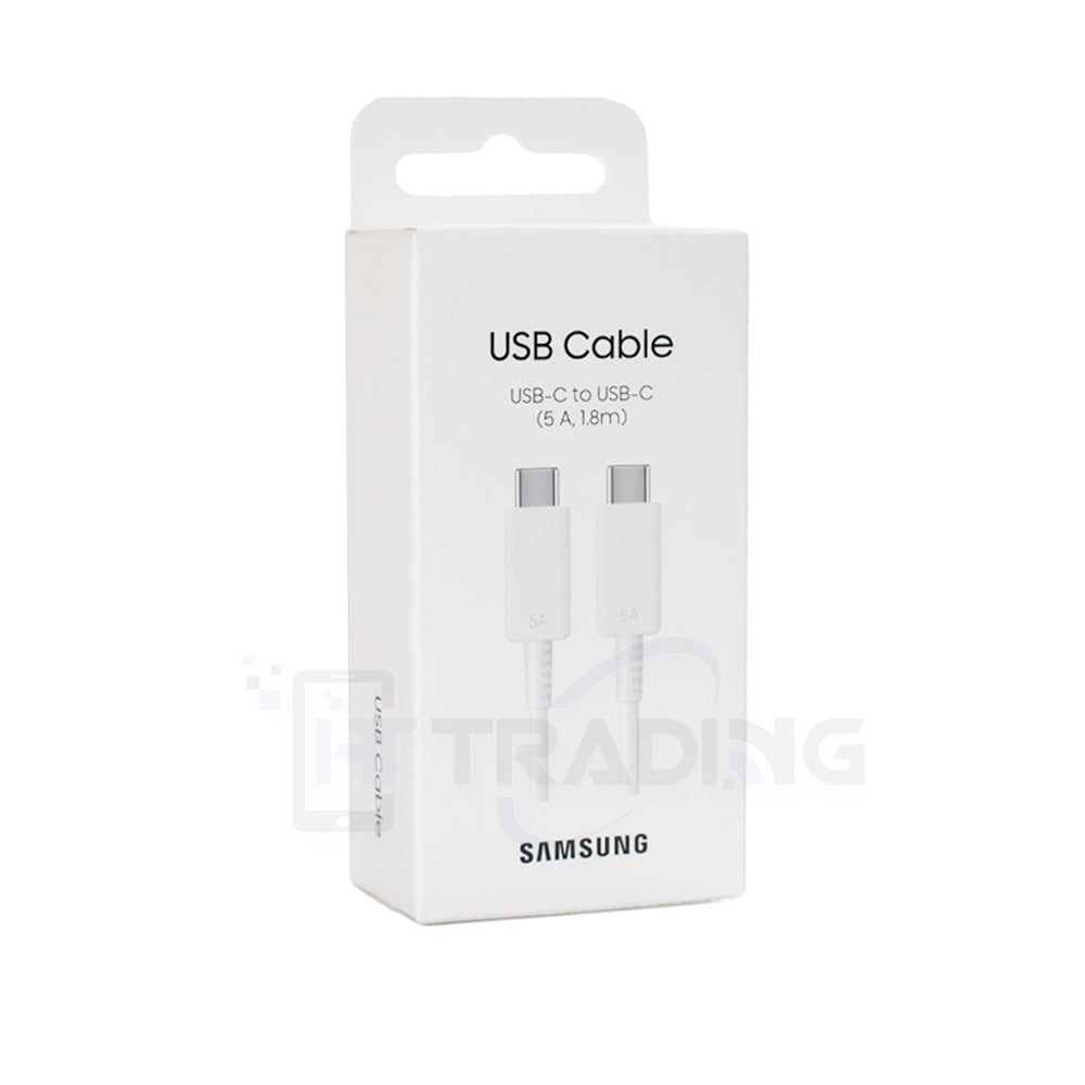 Samsung Kabel Typ C zu C 5A 1.8m EP-DX510 Weiß Blister