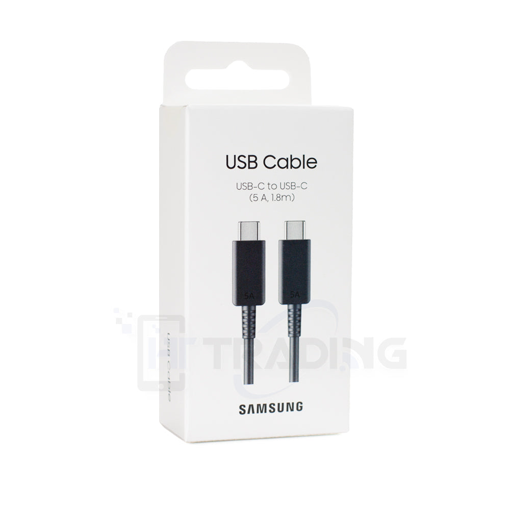Samsung Kabel Typ C zu C 5A 1.8m EP-DX510 Schwarz Blister