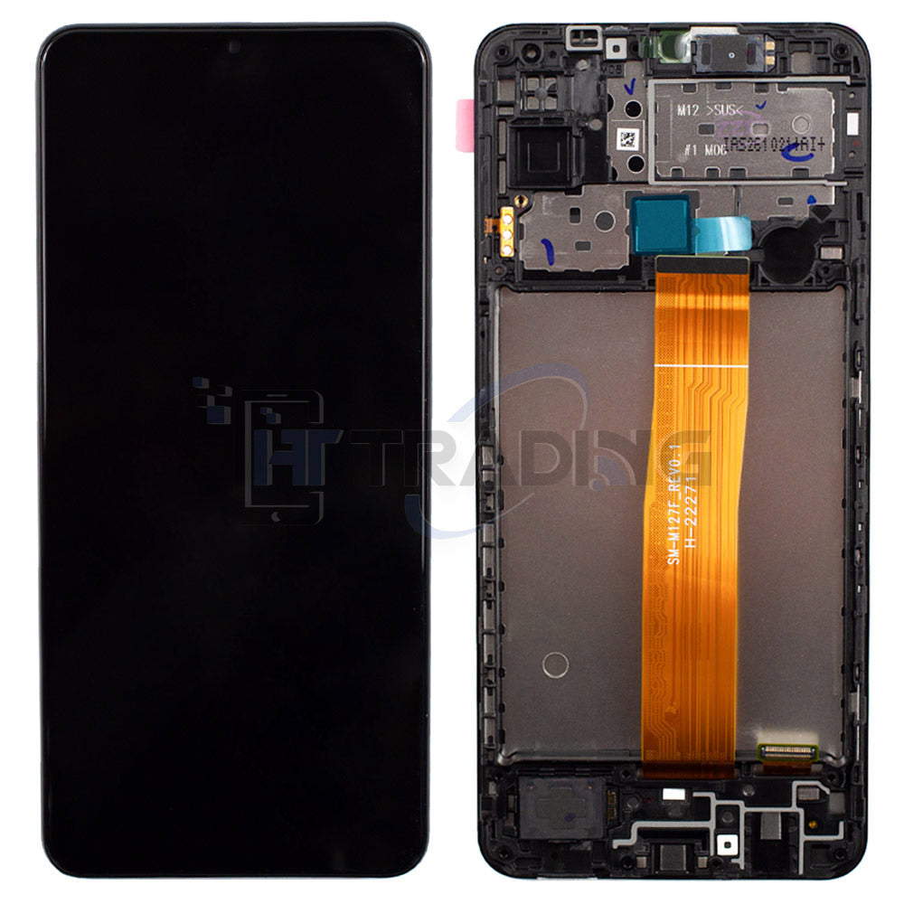 Samsung M12 M127F Schwarz Display, Service Pack