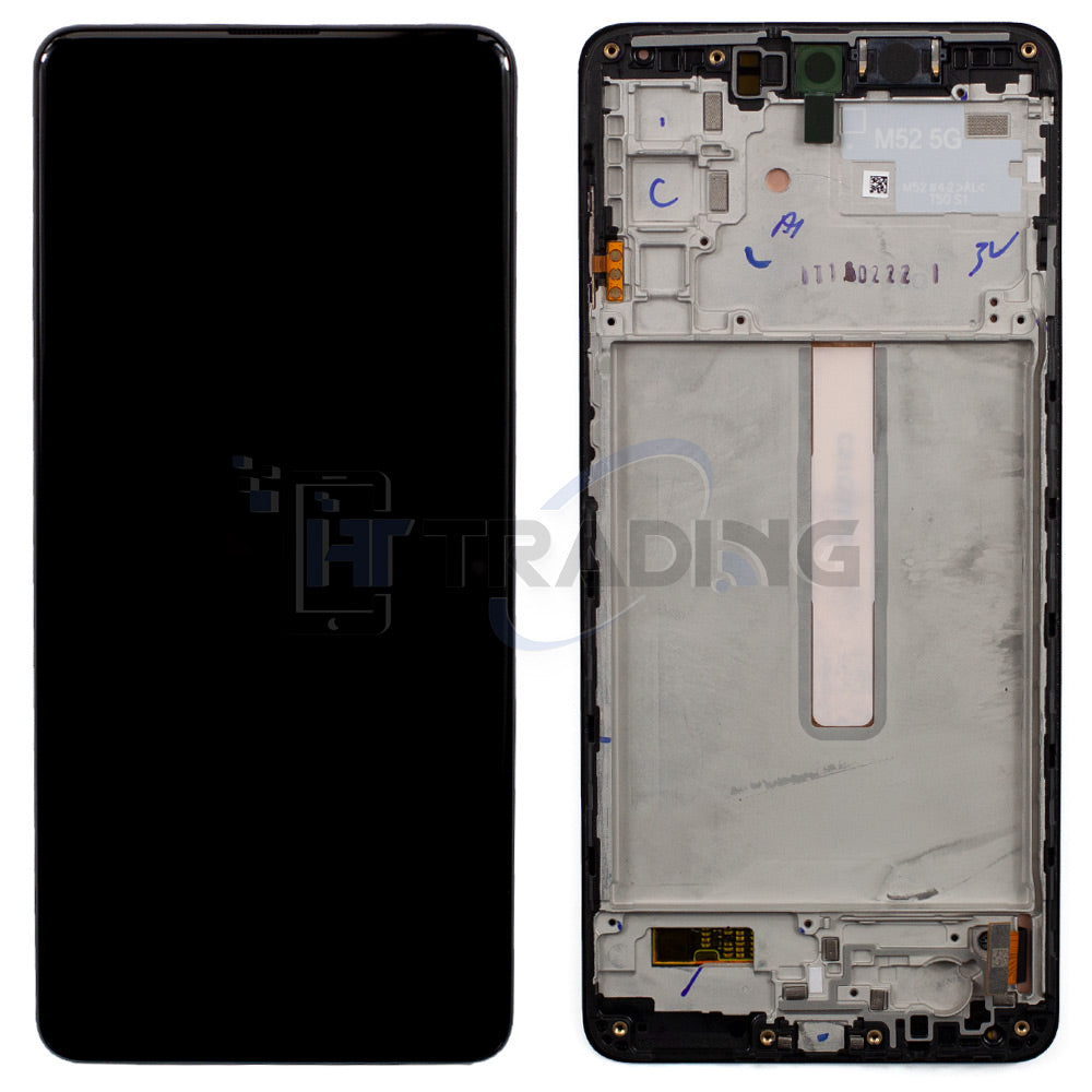 Samsung M52 (M526B) Display Schwarz, Service Pack