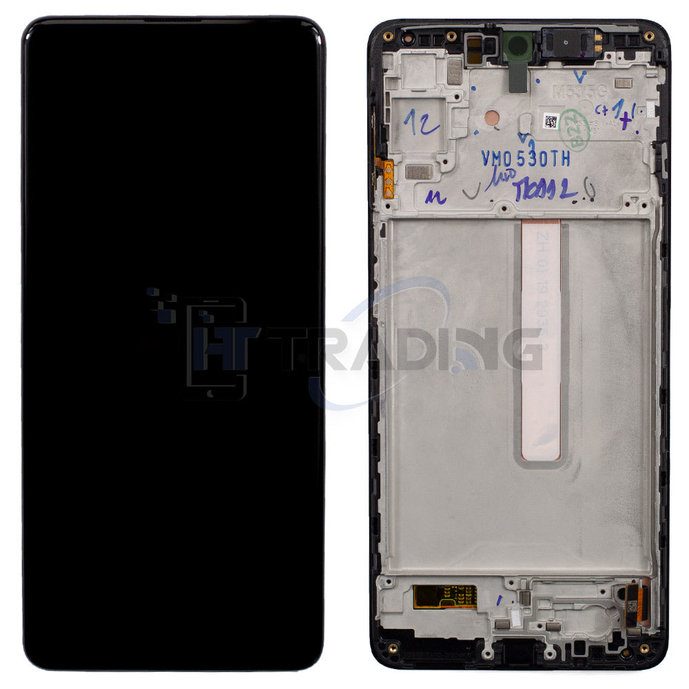 Samsung M53 5G (M536B) Display Schwarz, Service Pack