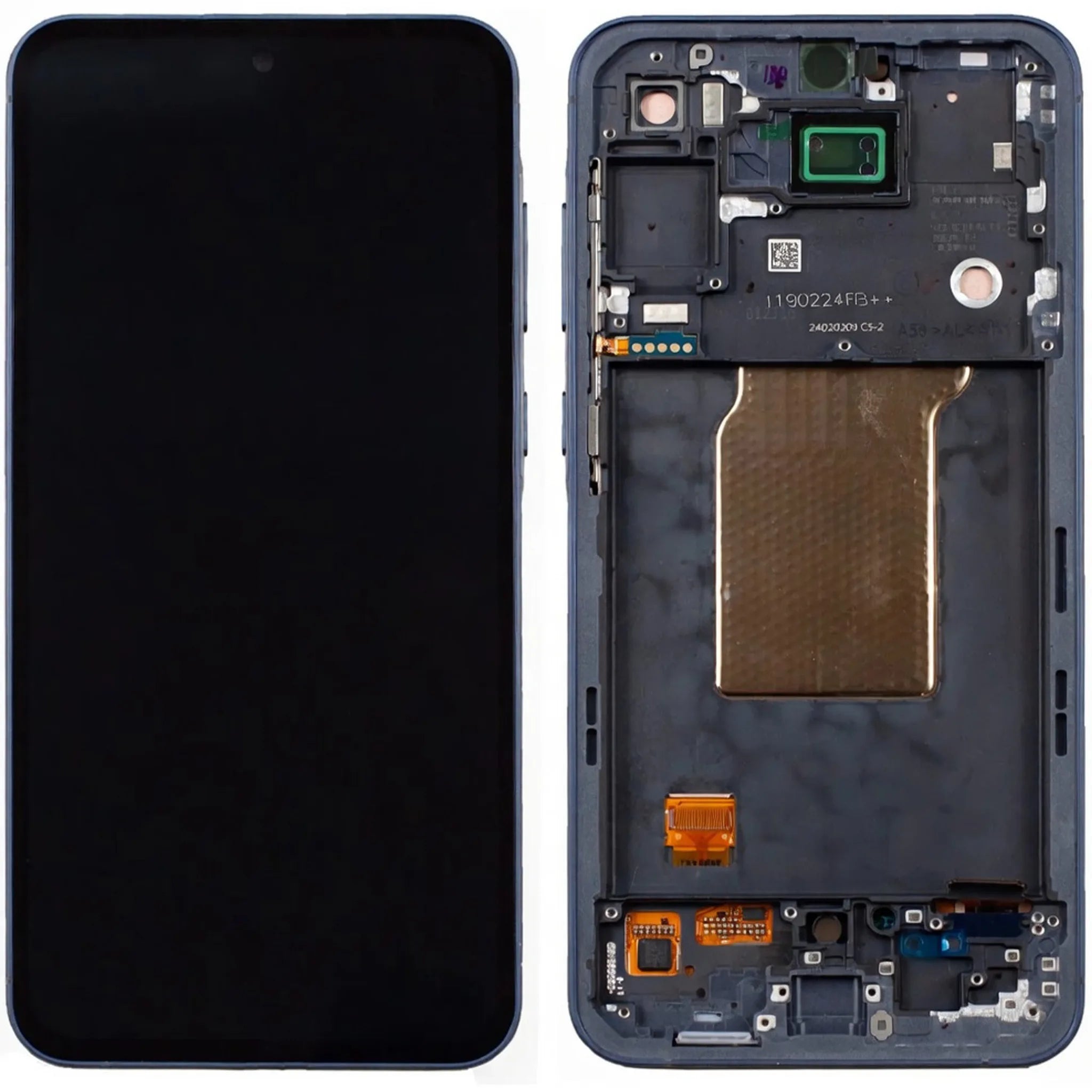 Original Samsung Galaxy A55 5G Service Pack Display in Awesome Black.