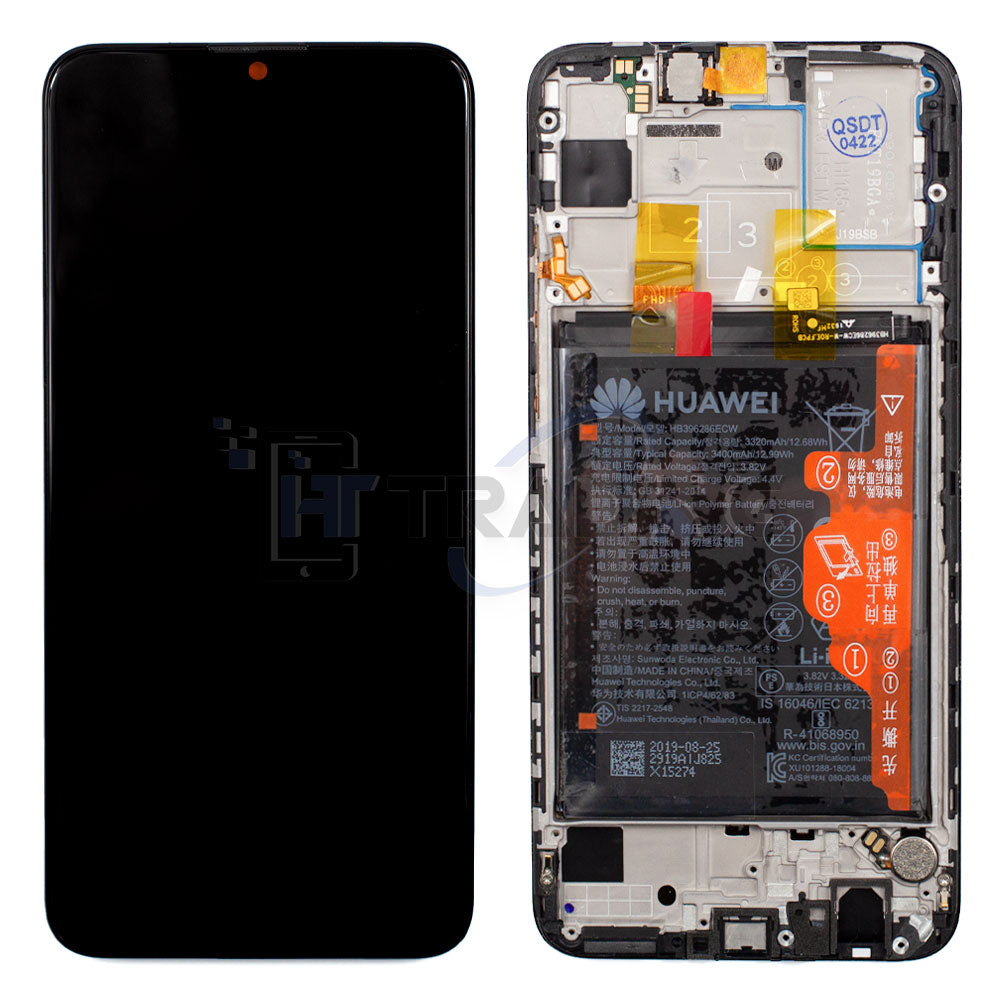 Huawei P Smart 2019 Display Midnight Black, Service Pack