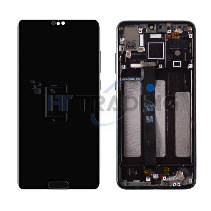 Huawei P20 (EML-L29) Display & Touchscreen Einheit – Refurbished – Schwarz, inkl. Rahmen & Homebutton