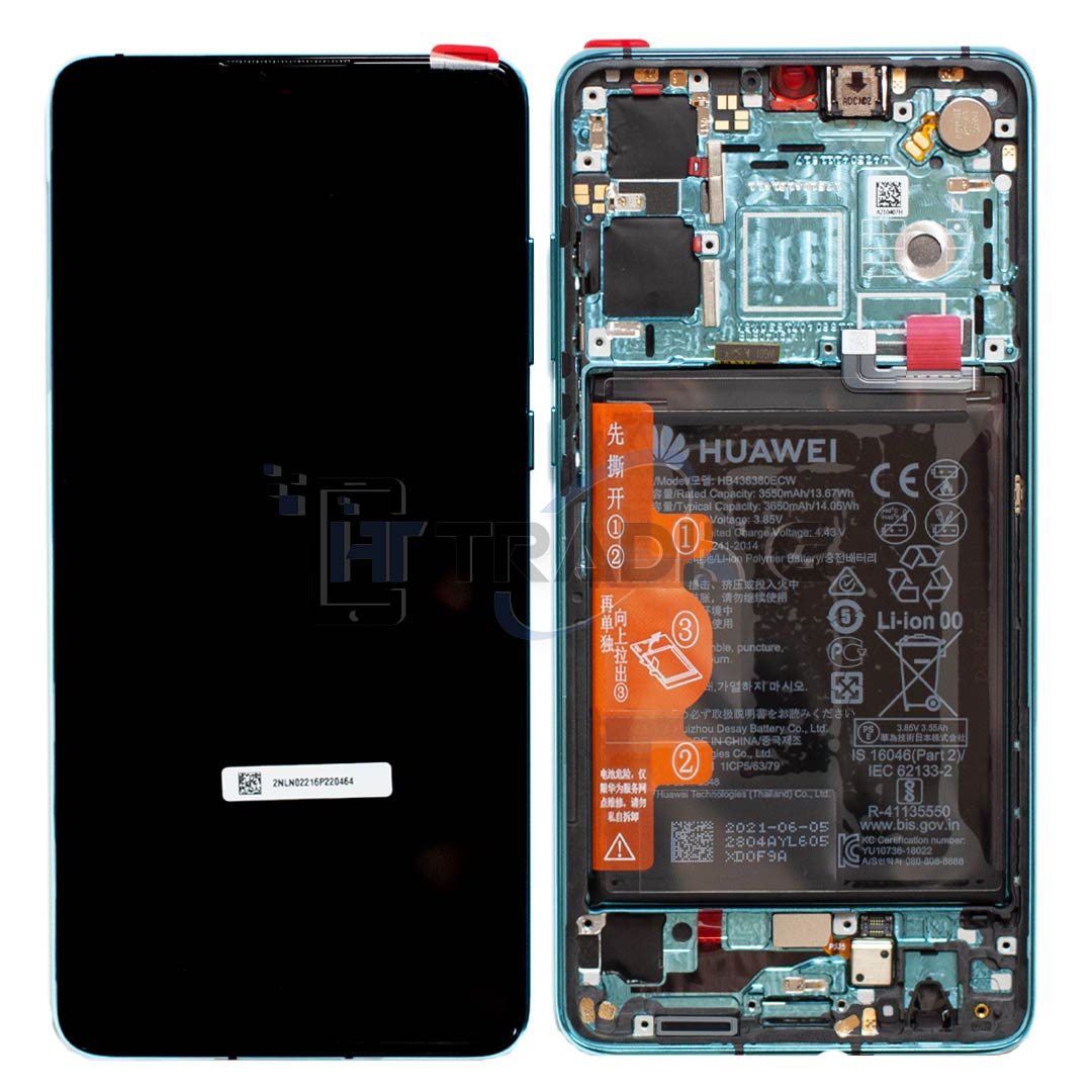 Huawei P30 Display Aurora Blue - OLD EDITION, Service Pack