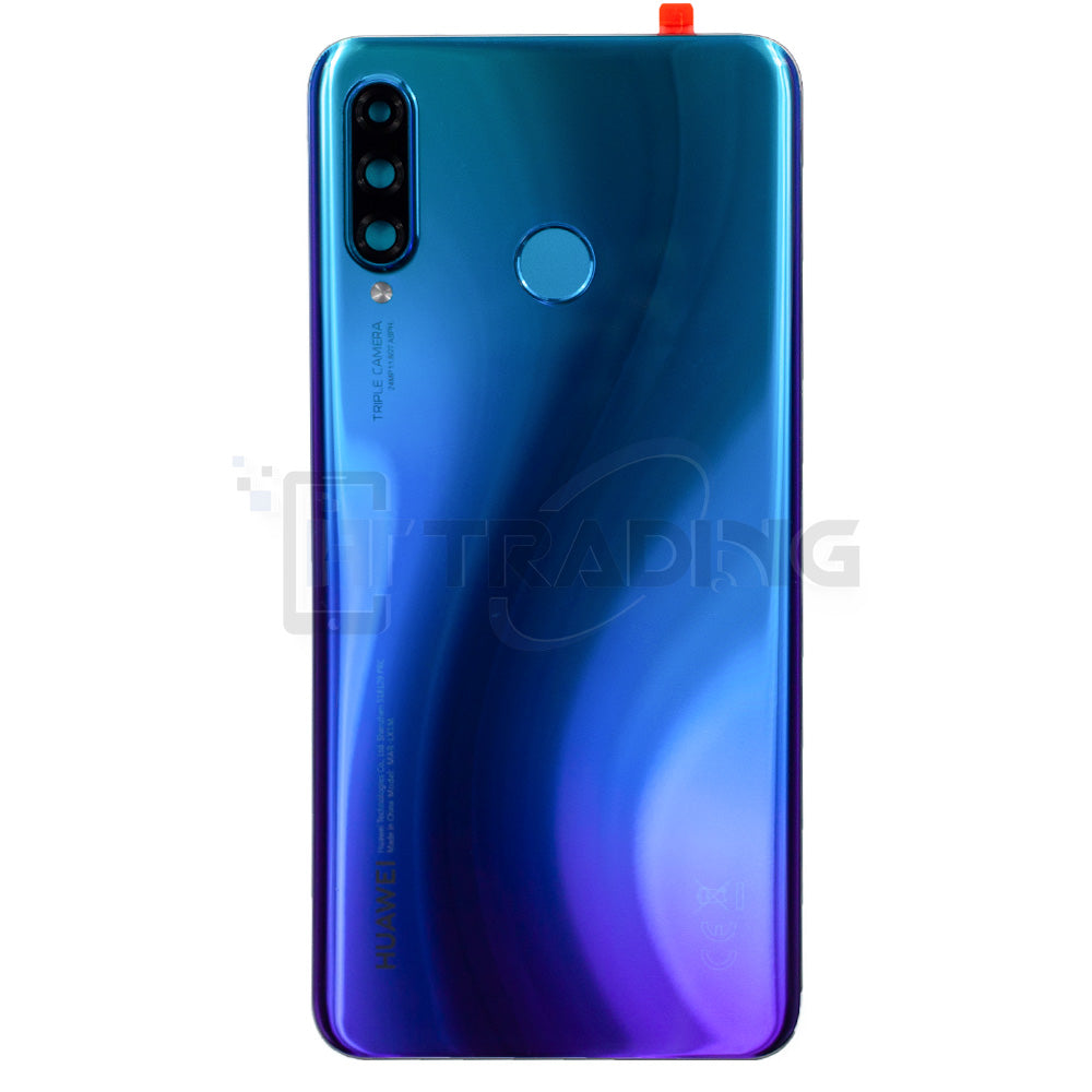 Akkudeckel Huawei P30 Lite 24 MP Peacock Blue, Service Ware