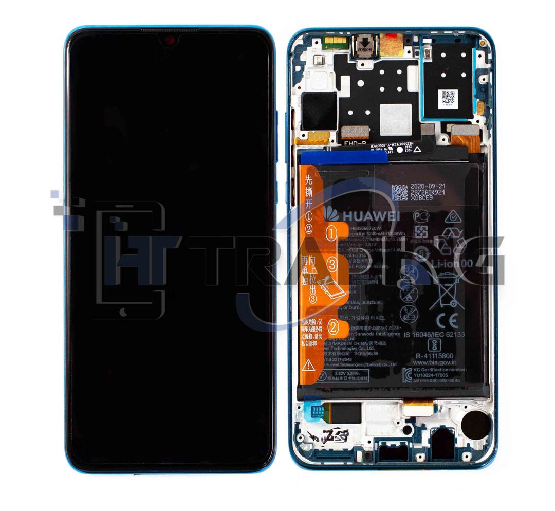 Huawei P30 Lite Display Peacock blue ( MAR-LX1B ), Service Pack