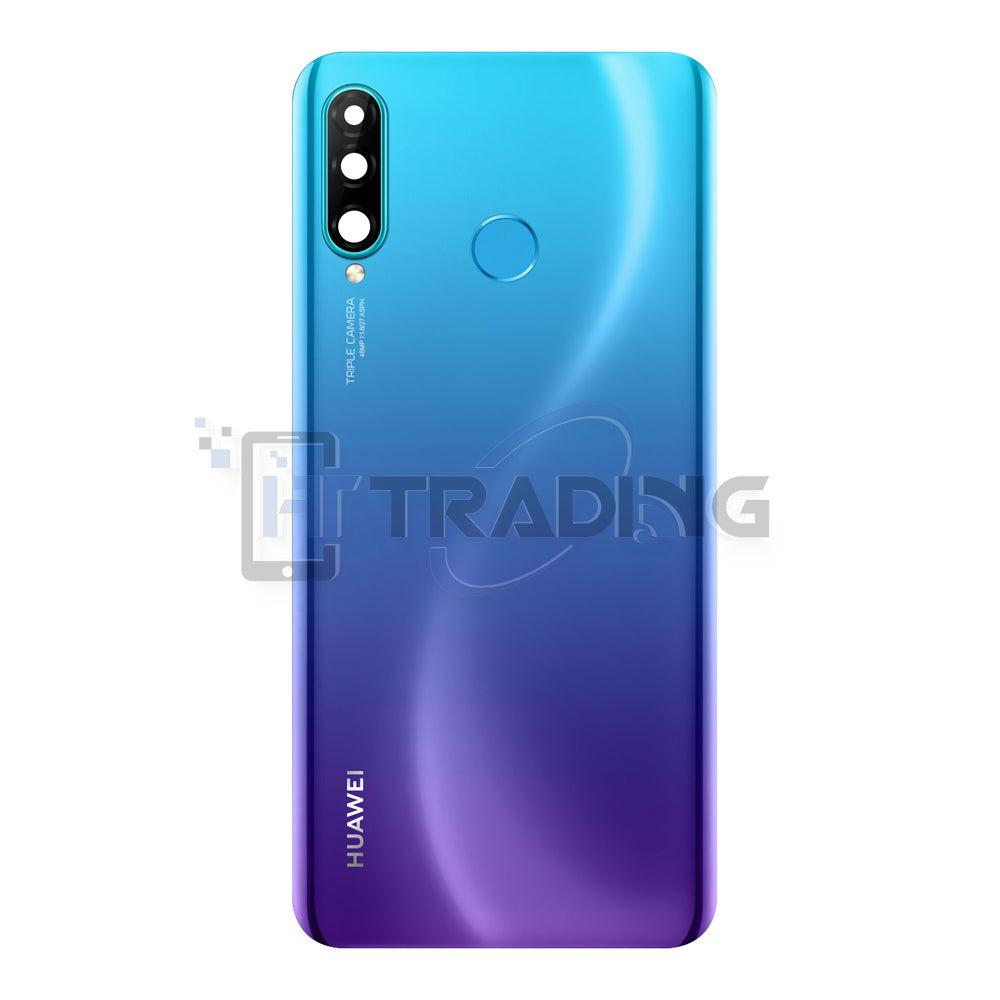 Akkudeckel Huawei P30 Lite 48 MP Peacock Blue, Serviceware