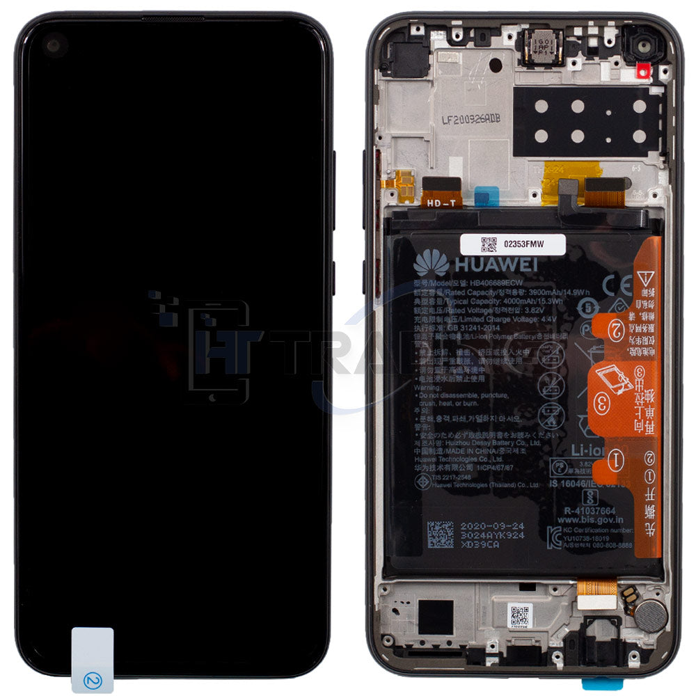 Huawei P40 Lite E Display Black, Service Pack