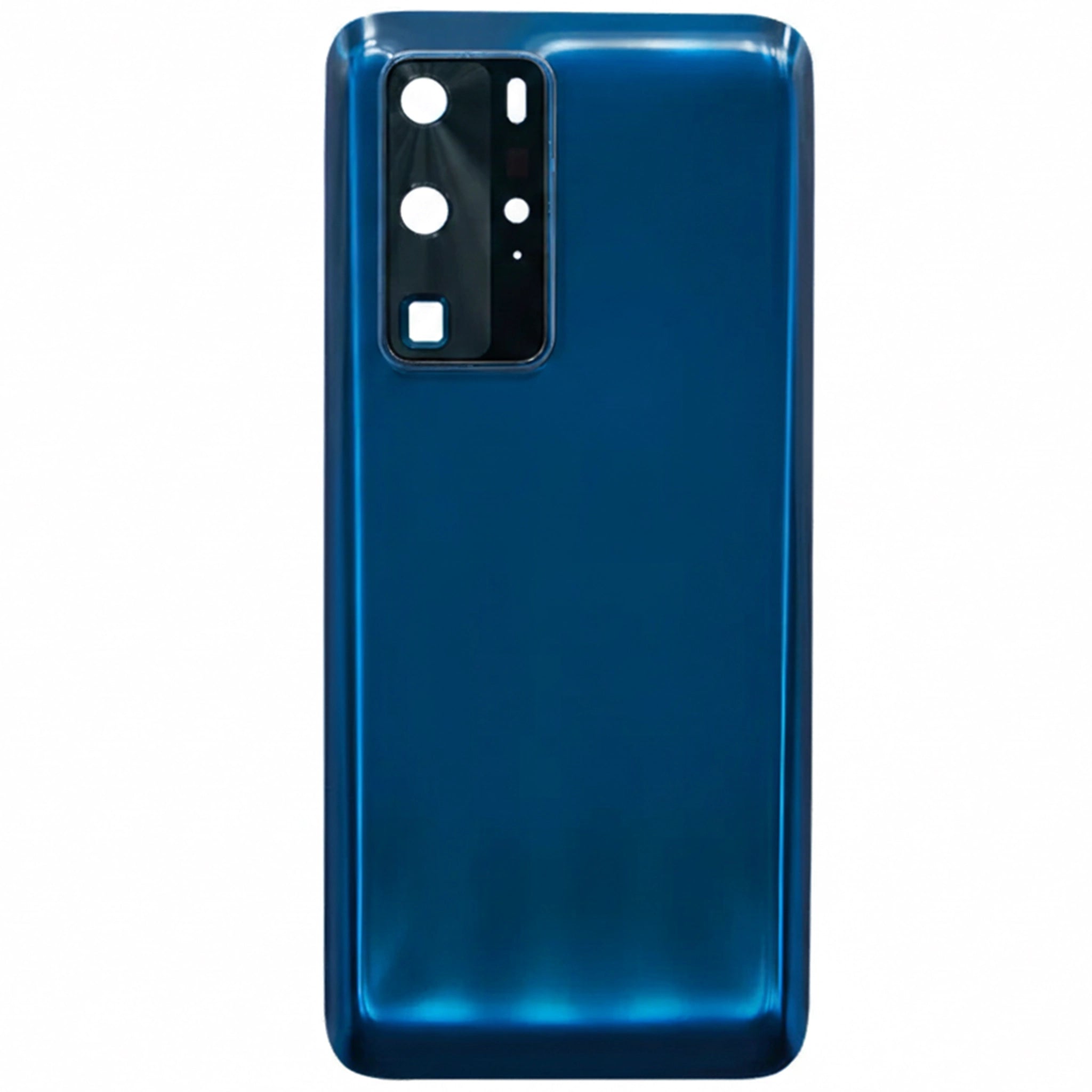 Hier ist der passende Alt-Text für die blaue Version des Produkts:
Alt-Text:
Hochwertiger Ersatz-Akkudeckel für das Huawei P40 Pro in Deep Sea Blue mit präzisen Aussparungen für die Leica Quad-Kamera und glänzendem, tiefblauem Finish inklusive vormontierter Kamera-Linsenabdeckung.