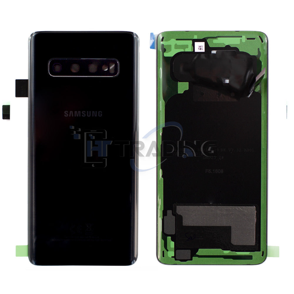 Battery Cover für G973F Samsung Galaxy S10 − Prism black, Serviceware