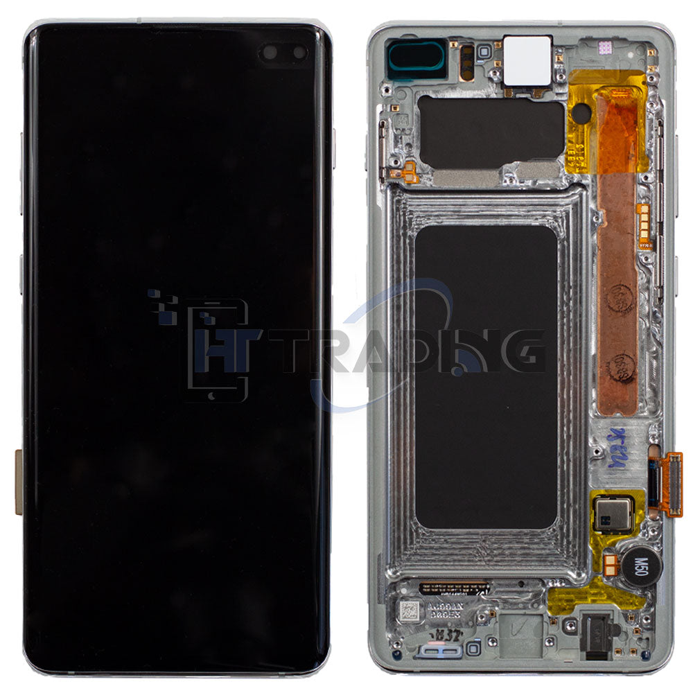 Samsung S10 Plus SM-G975F Display Prism White, Service Pack