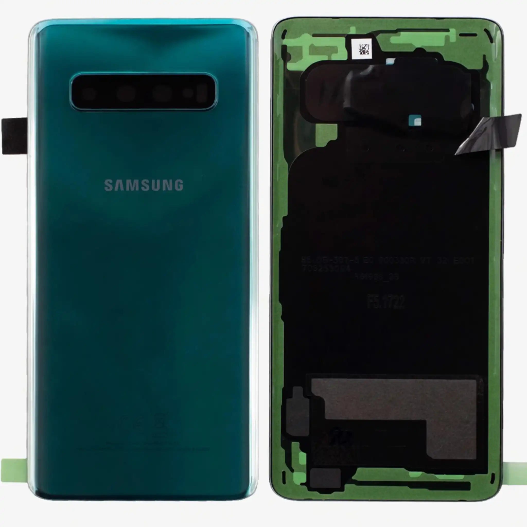 Battery Cover für G975F Samsung Galaxy S10+ − Prism green, Serviceware