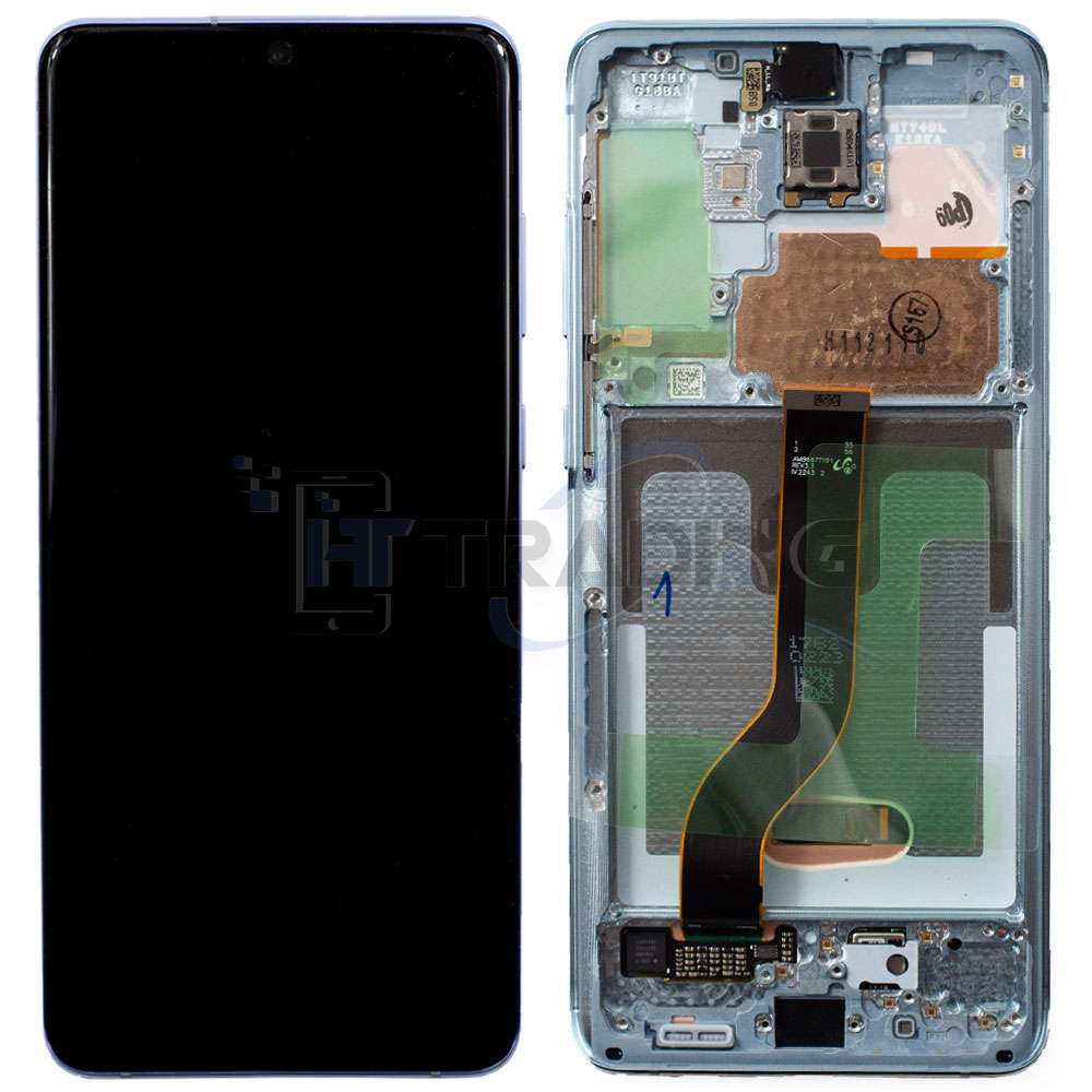 Samsung S20 Plus SM-G985F/ G986B Display cloud blue ,Service Pack