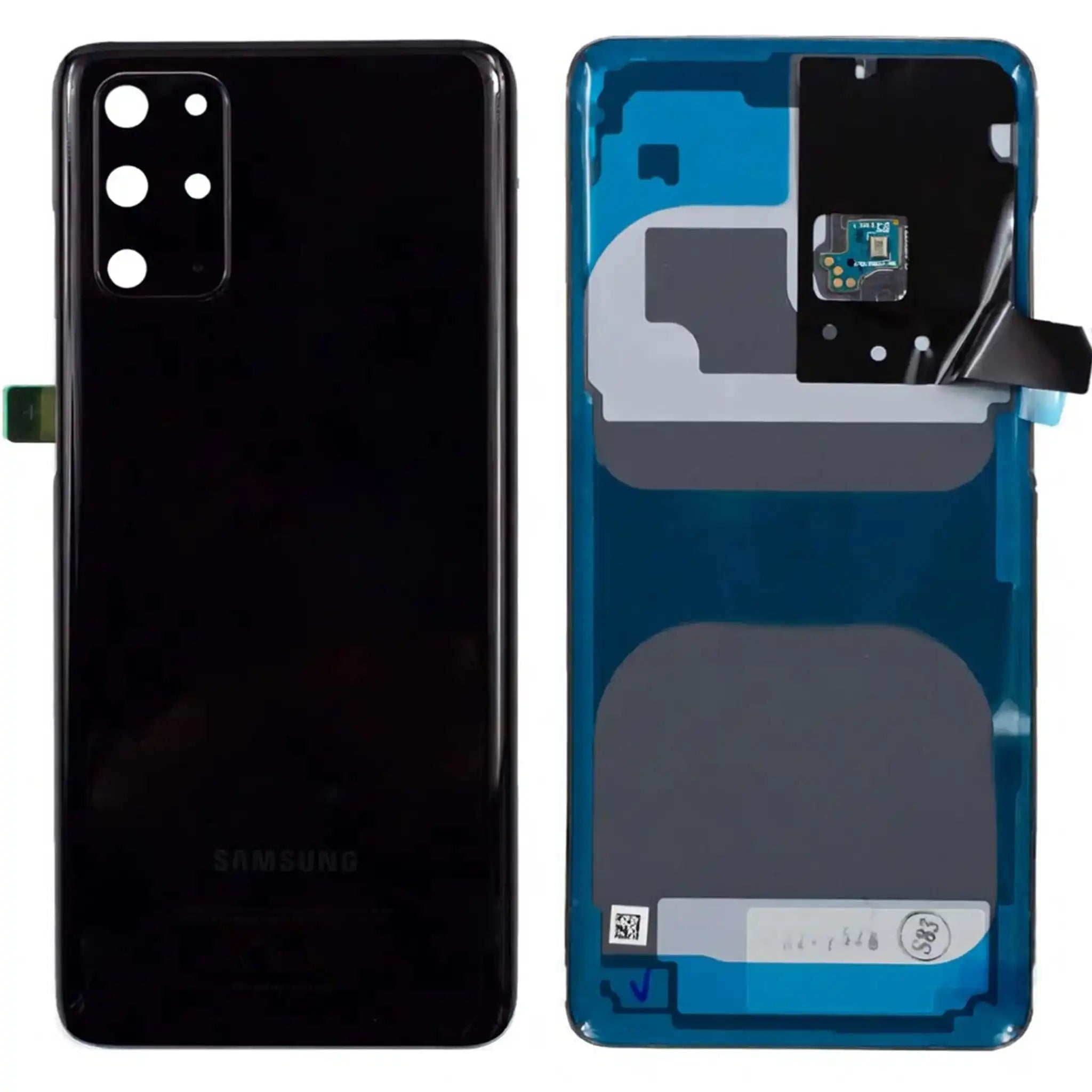 Samsung Galaxy S20 Plus Akkudeckel Battery Cover Cosmic Black Serviceware SM-G985F / G986B