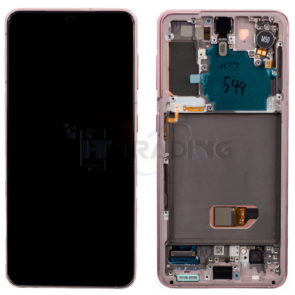 Samsung S21 SM-G991B Display Phantom Phantom Pink, Service Pack