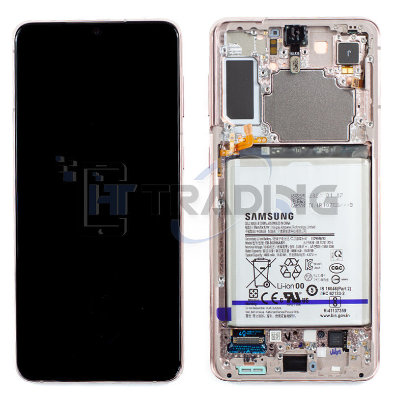 Samsung S21 Plus SM-G996B Display inkl. Akku Phantom Violet, Service Pack