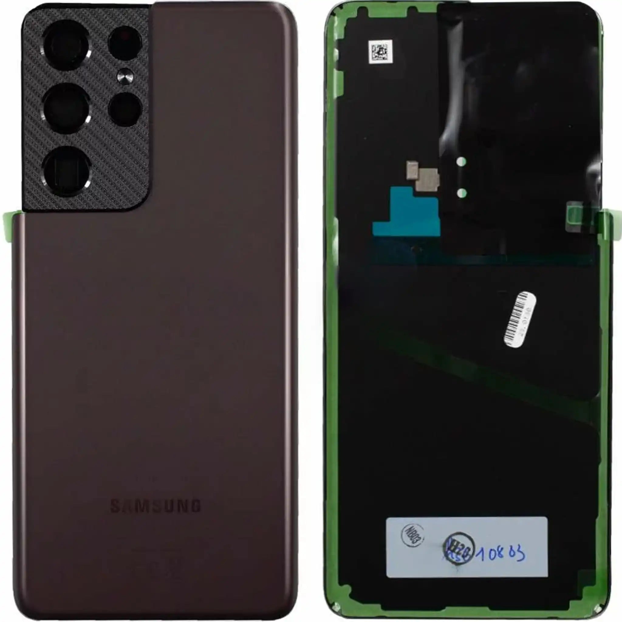 Battery Cover für G998B Samsung Galaxy S21 Ultra - Phantom brown, Serivceware