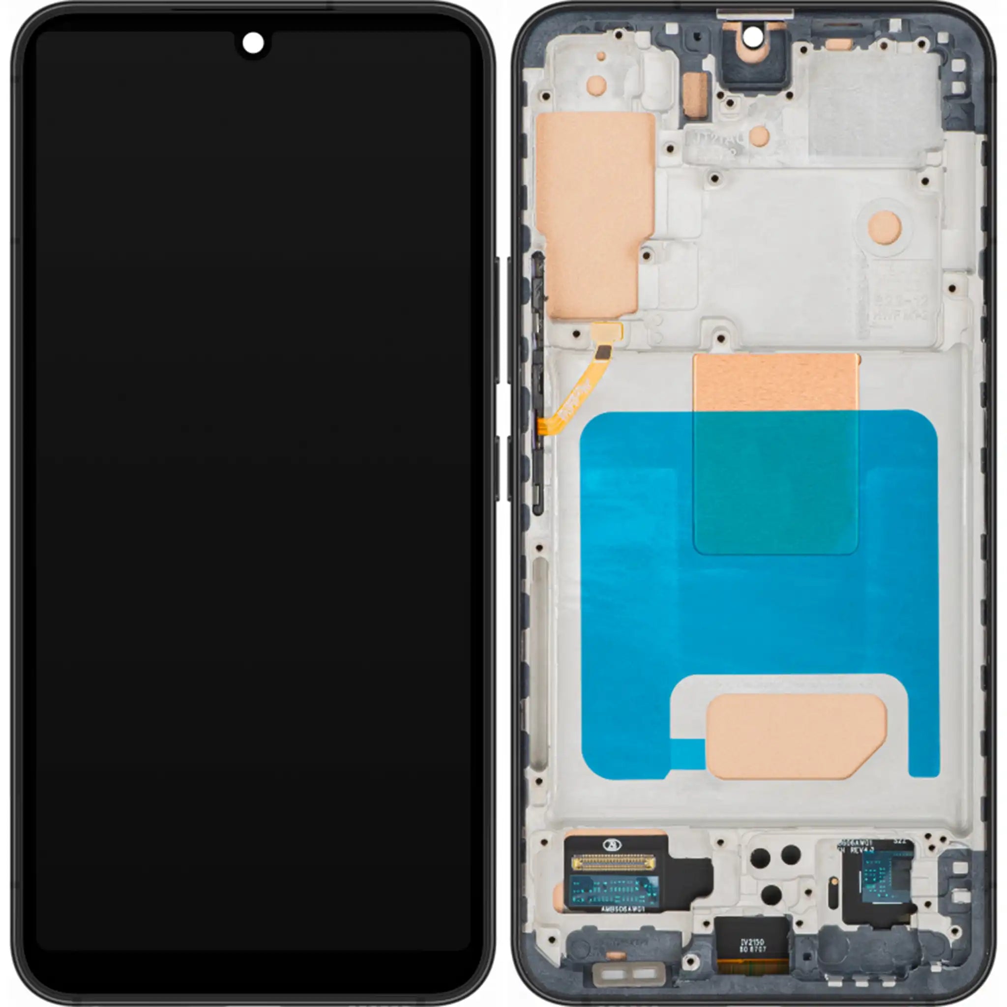 Samsung Galaxy S22 Ersatzdisplay Ultra InCell mit Rahmen – Schwarz
