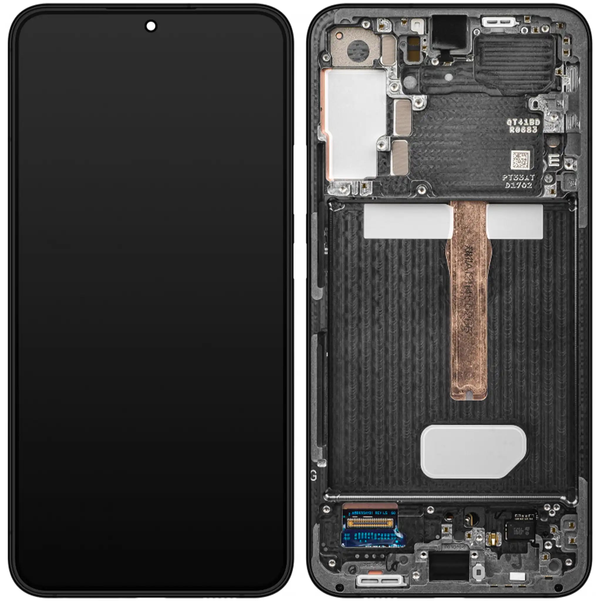 Samsung Galaxy S22 Plus Ersatzdisplay Refurbished mit Rahmen – Schwarz