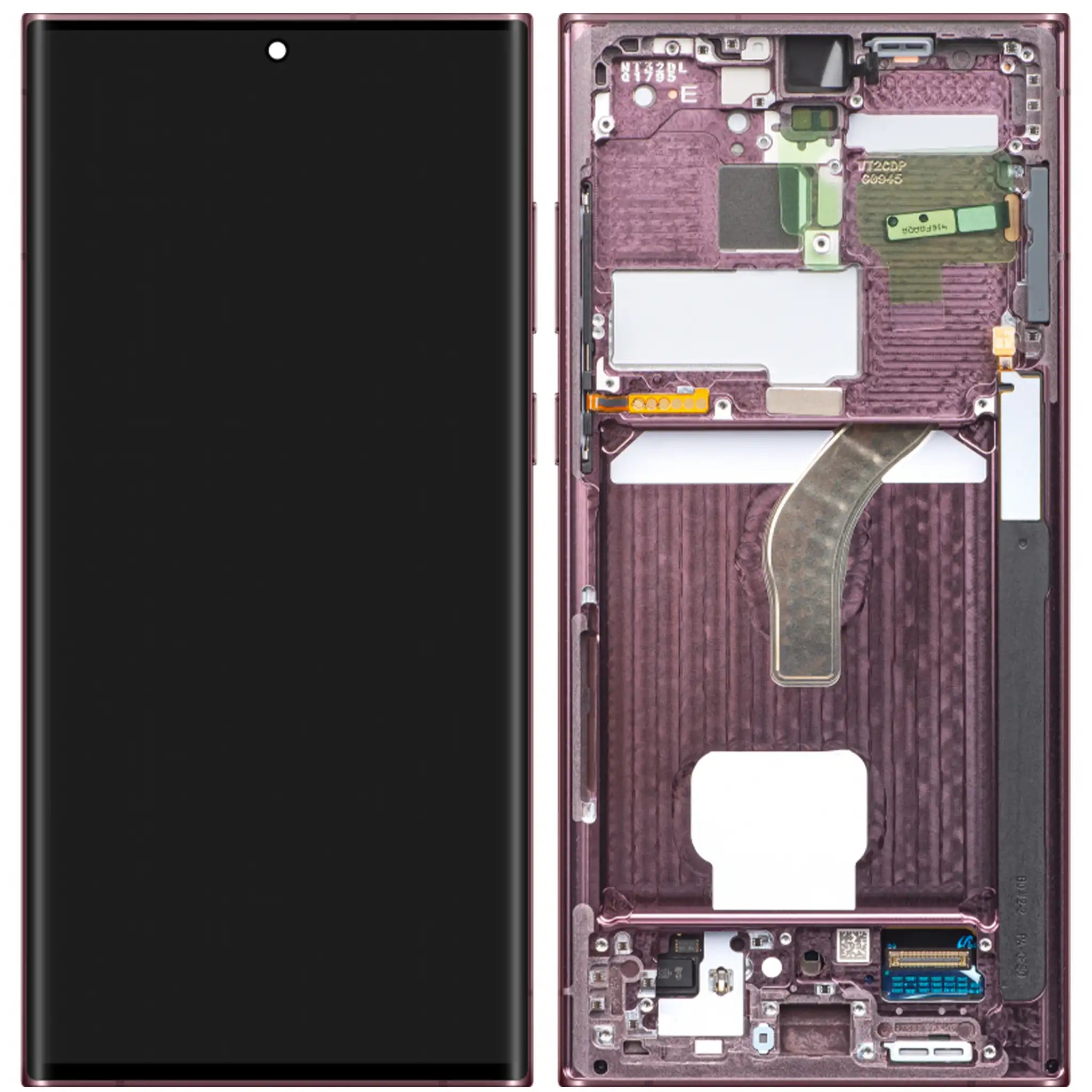 Samsung SM-S908B S22 Ultra Display Burgundy, Service Pack