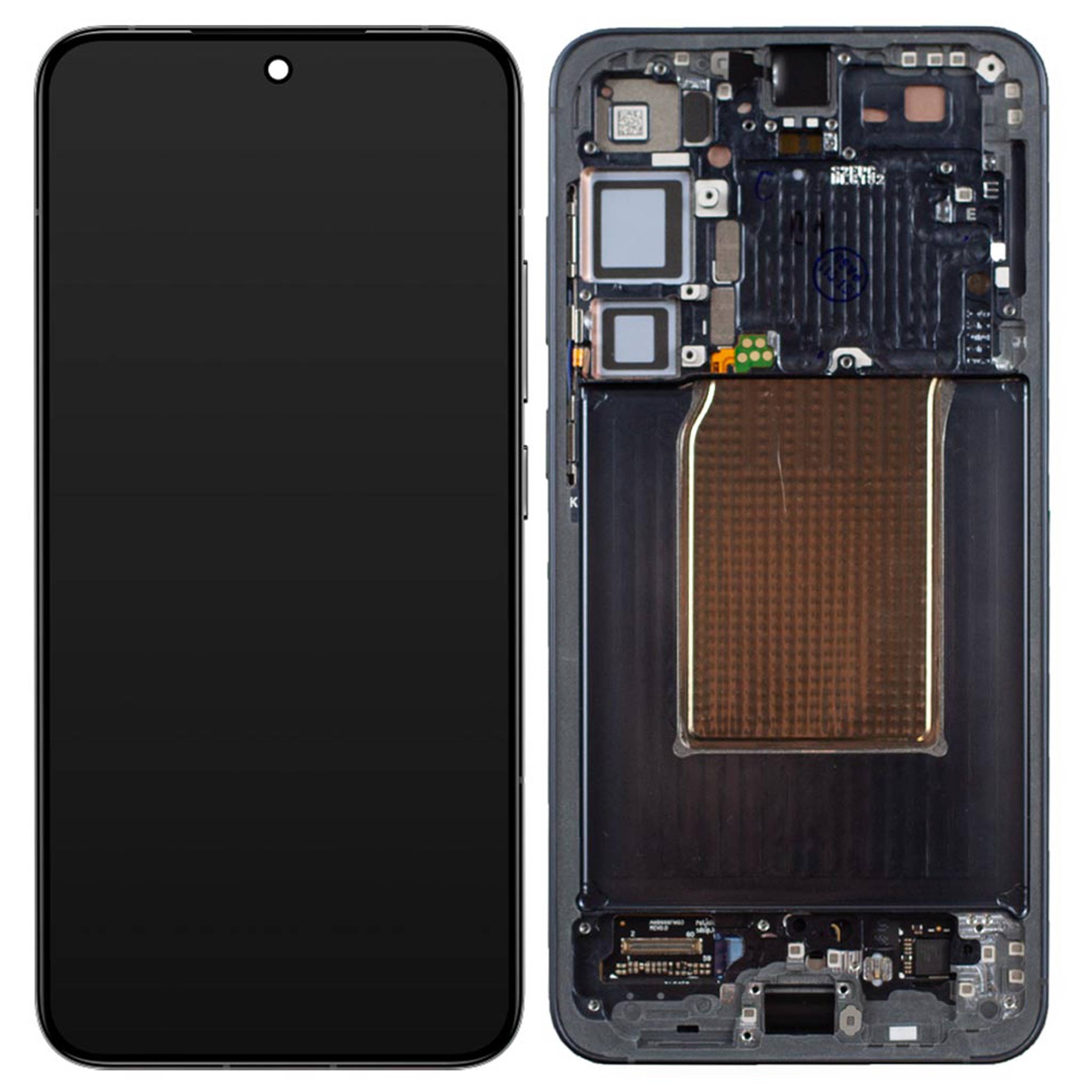 Samsung S25 Plus SM-S936 Blue/ Black Display (Assembled), Service Pack