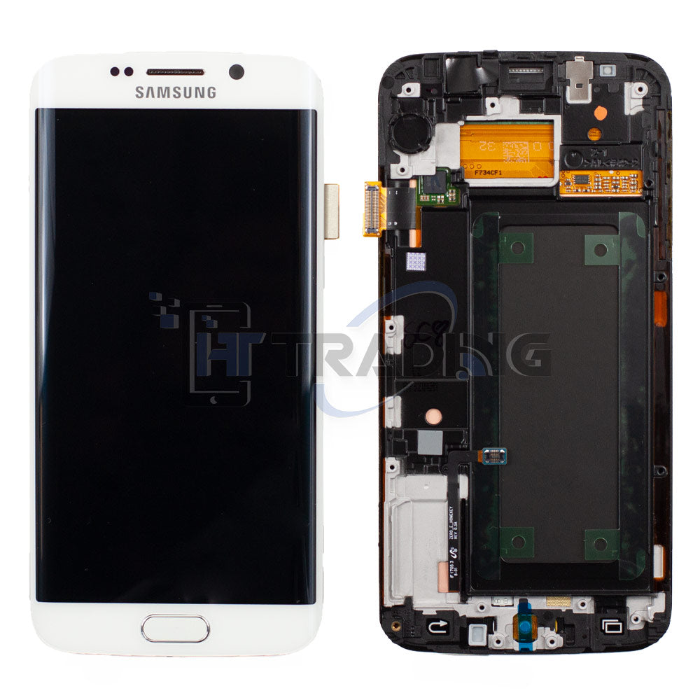 Samsung S6 Edge SM-G925F Display White, Service Pack